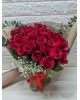 Jüt Kumaş 50'li Kırmızı Gül Buketi 9459₺indimli  6990₺